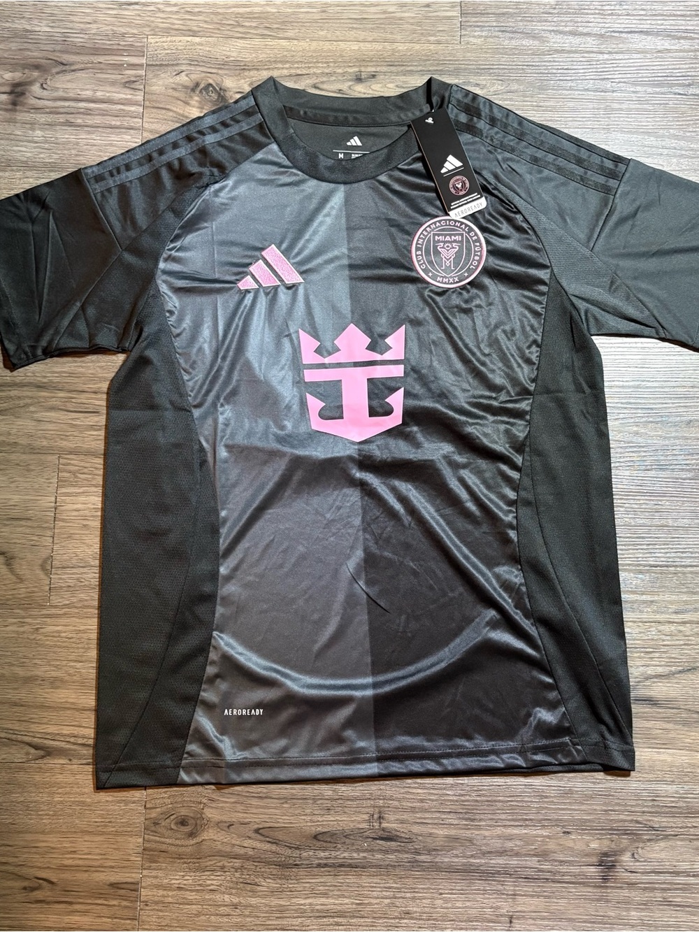Adidas Black & Pink Soccer Jersey - Inter Miami Inspired